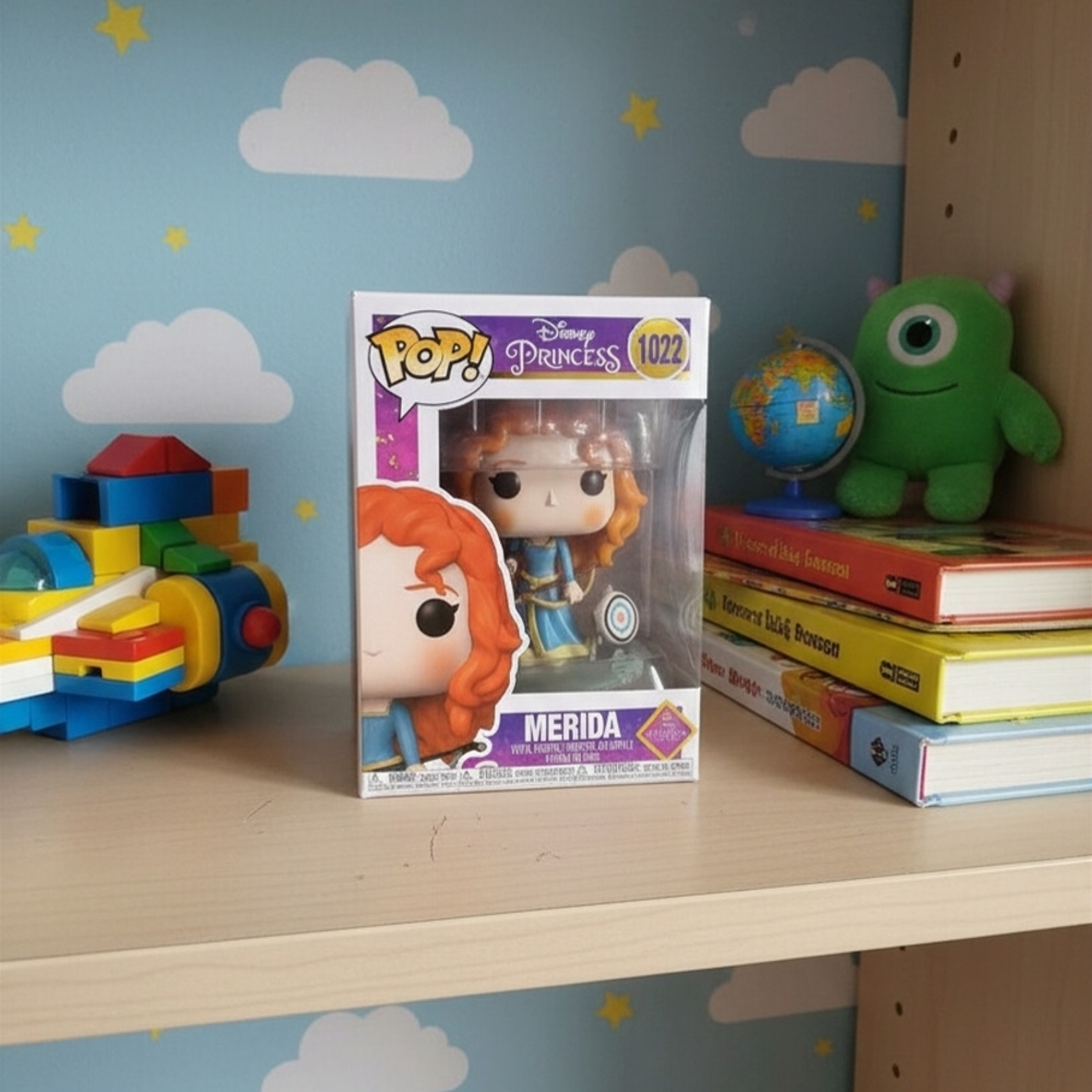 Funko Princess Merida Pop! Vinyl with Orange Hair and Blue Dress